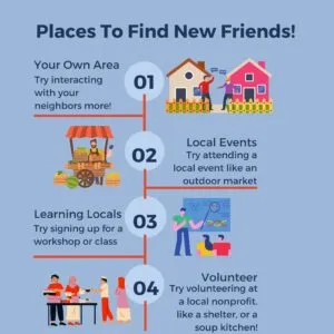 Places To Find New Friends!